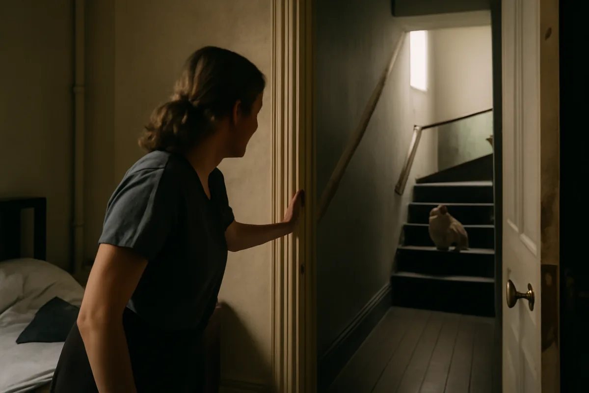 Où se cache le chat et comment le récupérer ? — La quête du chat démarre dès la chambre des domestiques où Kate vous initie à sa disparition. Après la discussion, suivez le hall et répondez aux appels venant de l’étage