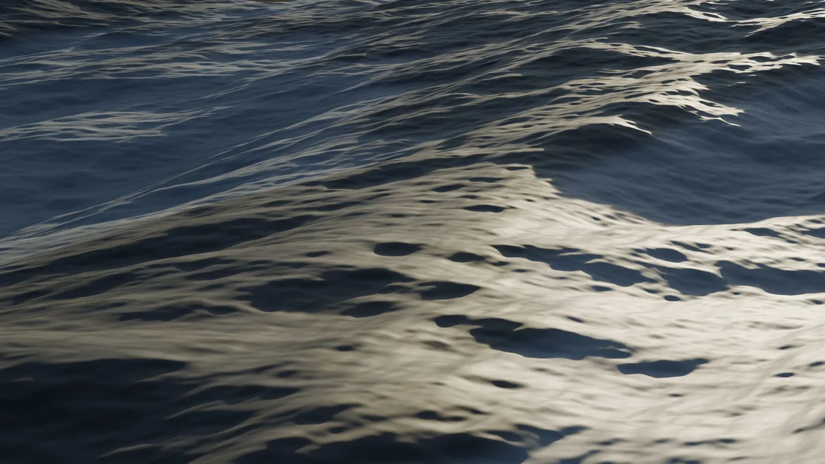 Amélioration des graphismes d'eau et reflets océaniques dans un jeu vidéo moderne